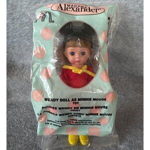 Madame Alexander Wendy Doll As Minnie Mouse Toy 2004 Collectible McDonalds Happy